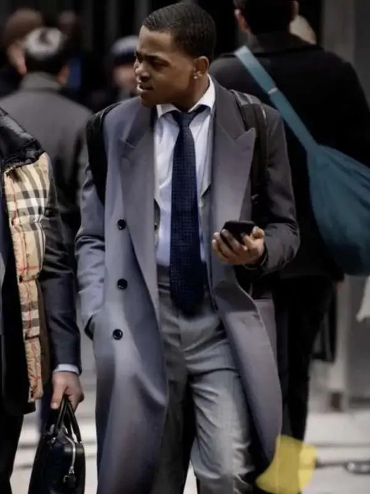 Power Book II Ghost S03 Tariq St Patrick Trench Coat