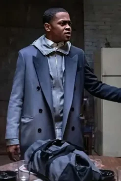Power Book II Ghost S03 Tariq St Patrick Trench Coat