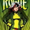 Rogue X-Men 97 Green Leather Crop Jacket