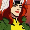 Rogue X-Men 97 Green Leather Crop Jacket