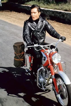 Roustabout Elvis Presley Biker Leather Jacket
