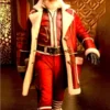 Santa Claus J.K. Simmons Red One Leather Coat