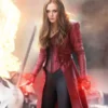 Scarlet Witch Civil War Coat - Captain America Elizabeth Olsen Coat