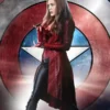 Scarlet Witch Civil War Coat - Captain America Elizabeth Olsen Coat