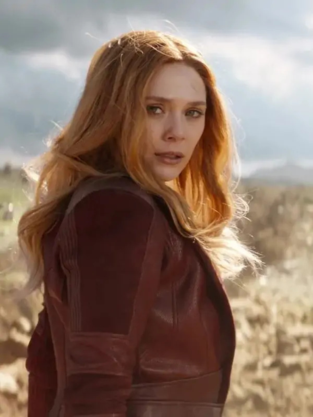 Scarlet Witch Civil War Coat - Captain America Elizabeth Olsen Coat