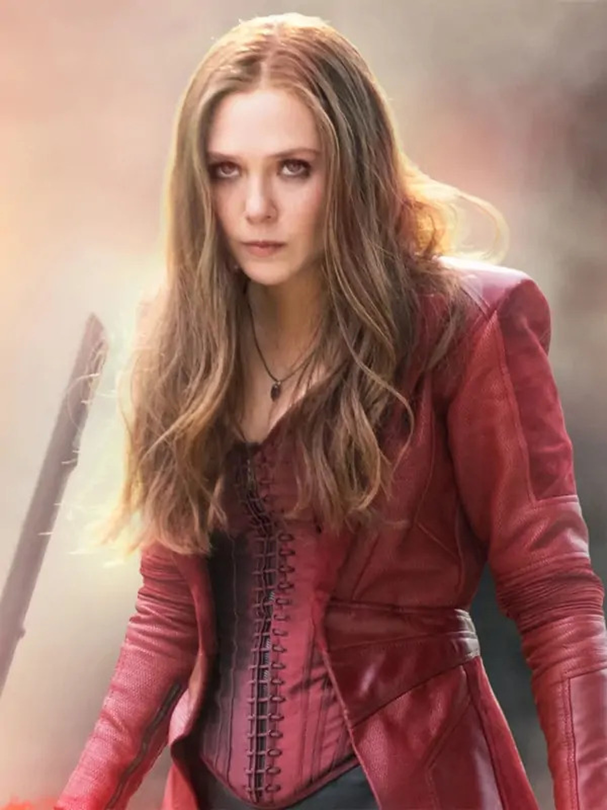Scarlet Witch Civil War Coat - Captain America Elizabeth Olsen Coat