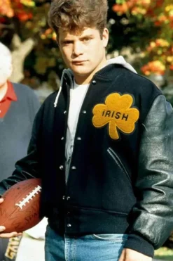 Sean Astin Rudy Notre Dame Irish Varsity Jacket