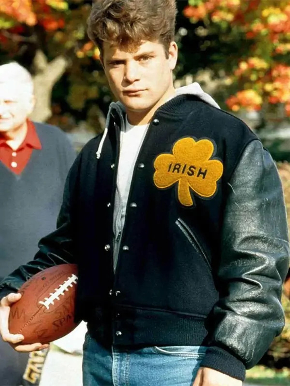 Sean Astin Rudy Notre Dame Irish Varsity Jacket
