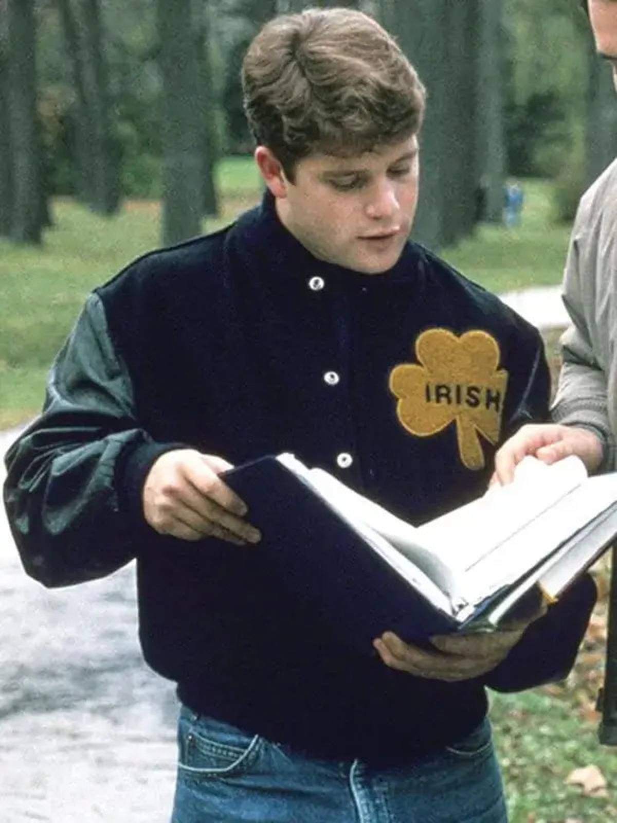 Sean Astin Rudy Notre Dame Irish Varsity Jacket