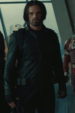 Sebastian Stan Thunderbolts Leather Jacket
