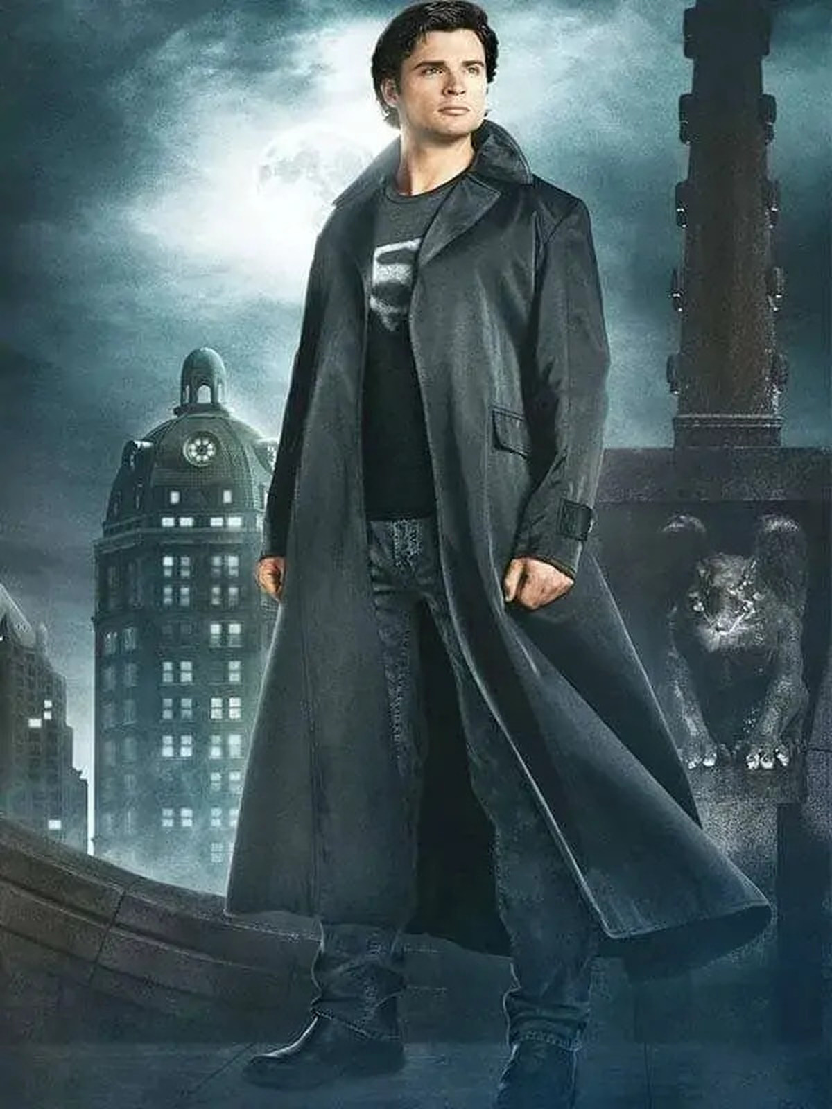 Smallville S09 Tom Welling Trench Coat