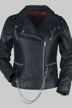 Stranger Things Hellfire Club Leather Costume Jacket