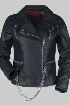 Stranger Things Hellfire Club Leather Costume Jacket