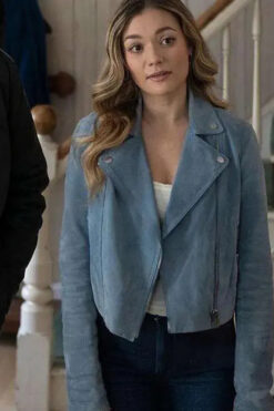 Sullivan’s Crossing S02 Lola Gunderson Suede Biker Jacket