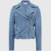 Sullivan’s Crossing S02 Lola Gunderson Suede Biker Jacket