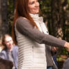 Sullivan’s Crossing S02 Morgan Kohan White Puffer Vest