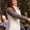 Sullivan’s Crossing S02 Morgan Kohan White Puffer Vest