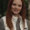 Sullivan’s Crossing S02 Morgan Kohan White Puffer Vest