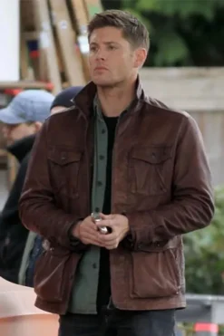 Supernatural S07 Jensen Ross Ackles Leather Jacket