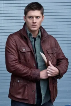 Supernatural S07 Jensen Ross Ackles Leather Jacket
