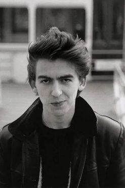 The Beatles George Harrison Bomber Leather Jacket