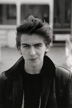The Beatles George Harrison Bomber Leather Jacket
