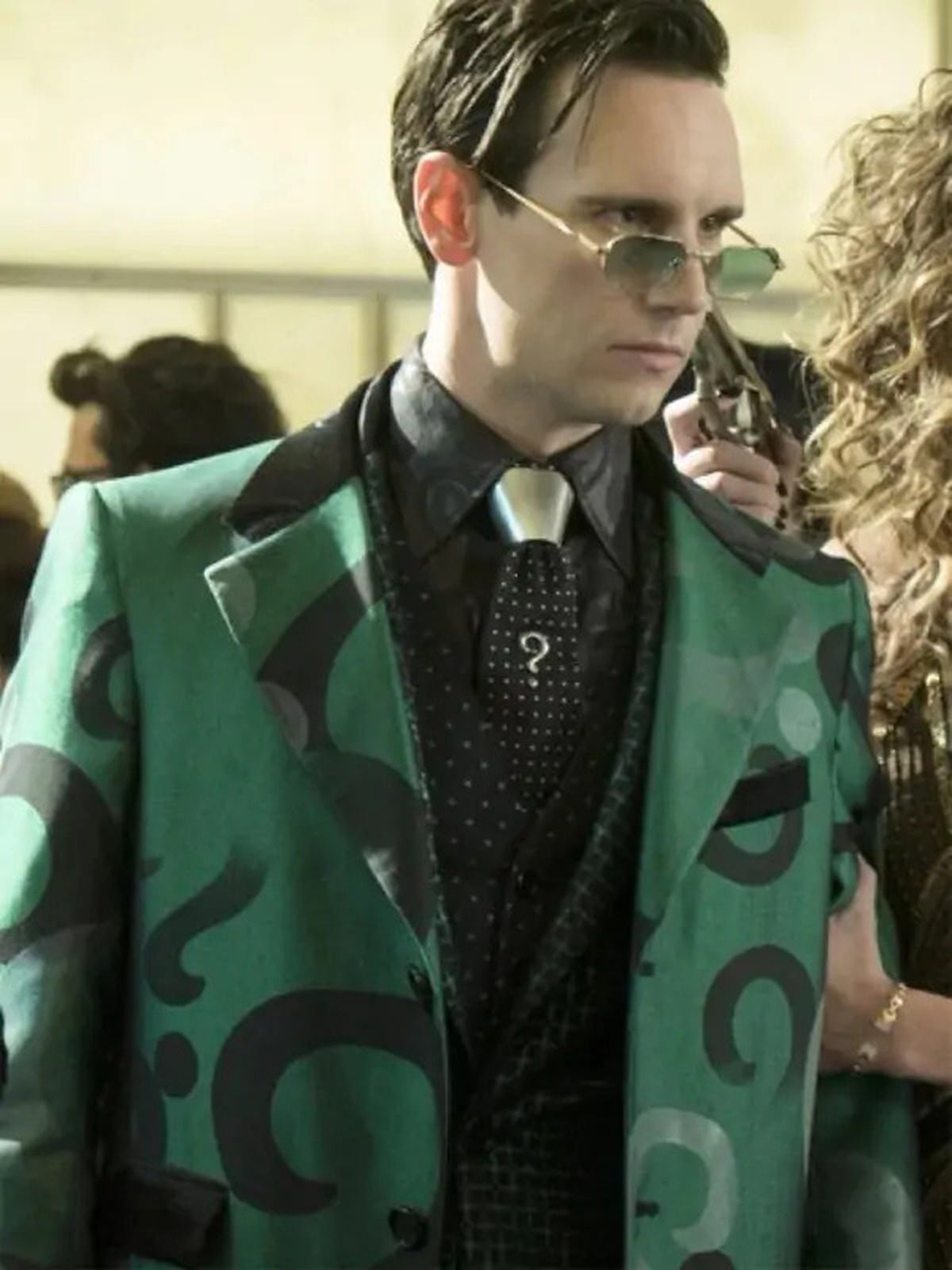 The Riddler Gotham S05 Cosplay Costume Coat