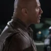 The Rock Rampage Dwayne Johnson Distressed Leather Jacket