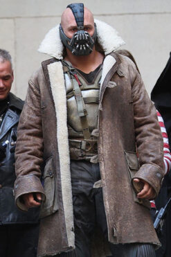 Tom Hardy The Dark Knight Rises Bane Leather Coat