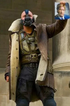 Tom Hardy The Dark Knight Rises Bane Leather Coat