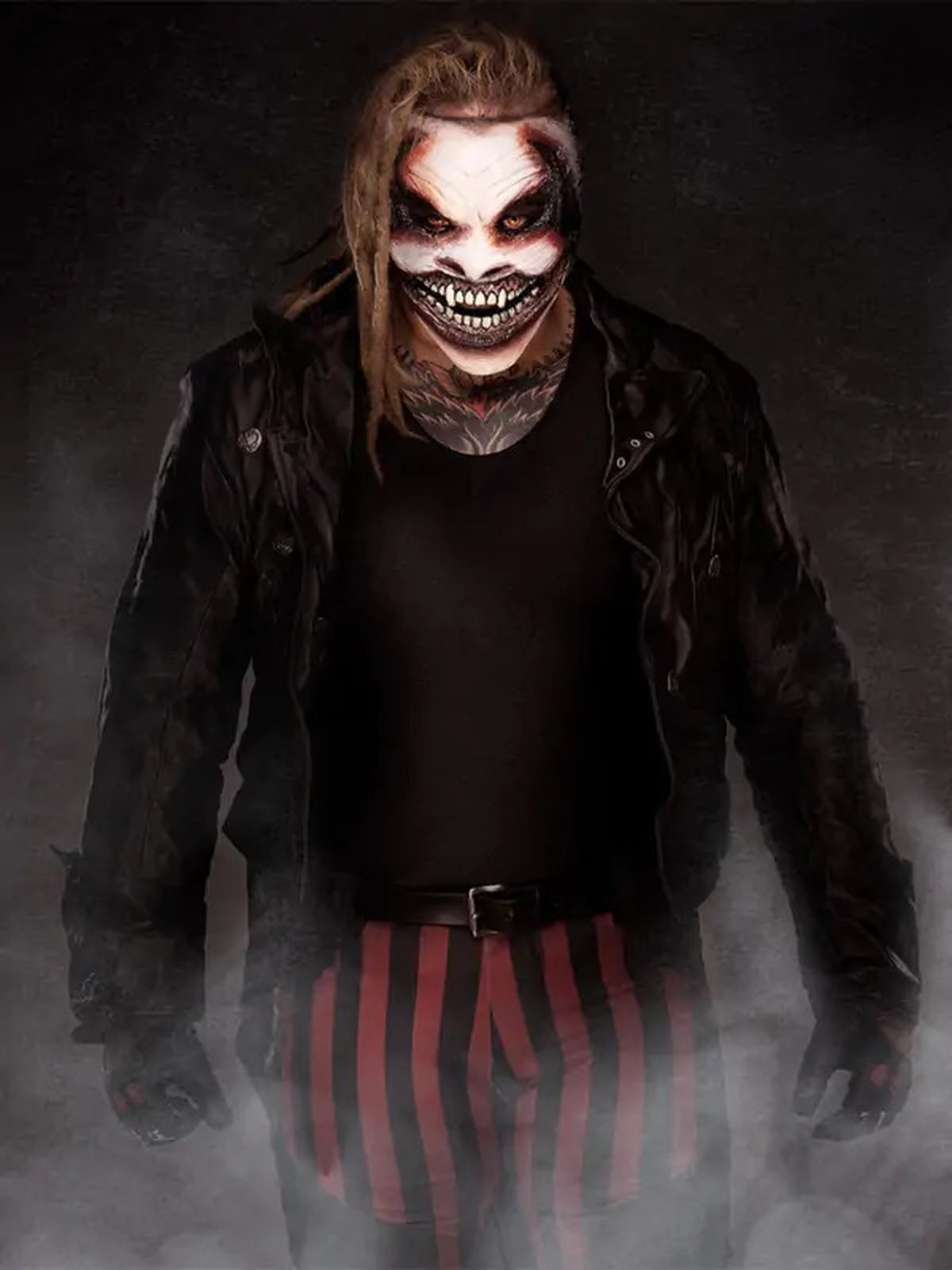 WWE Bray Wyatt The Fiend Leather Biker Jacket