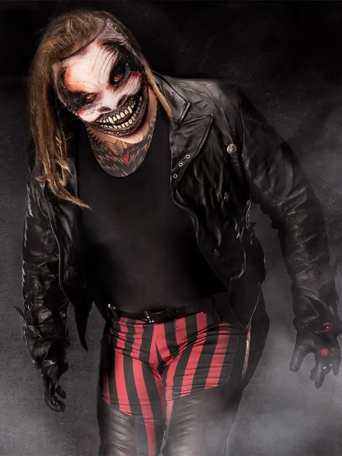 WWE Bray Wyatt The Fiend Leather Biker Jacket