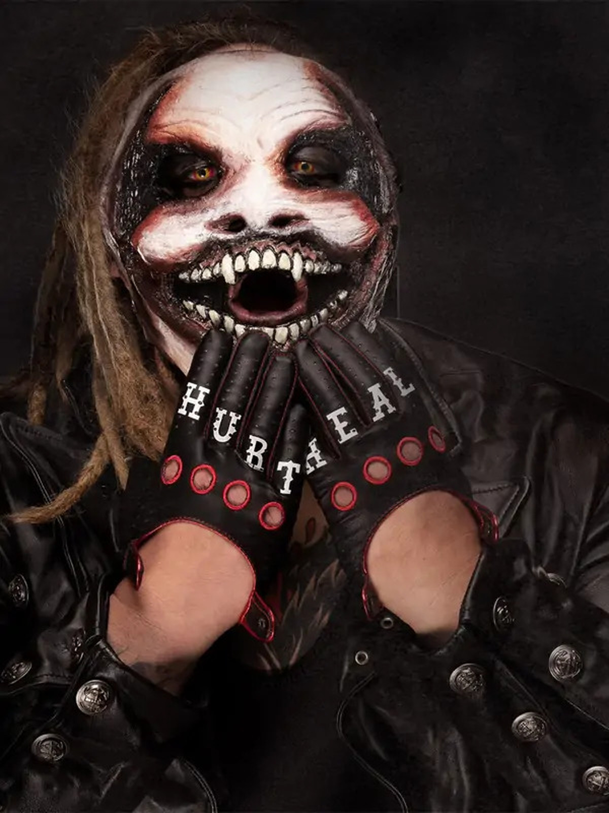 WWE Bray Wyatt The Fiend Leather Biker Jacket