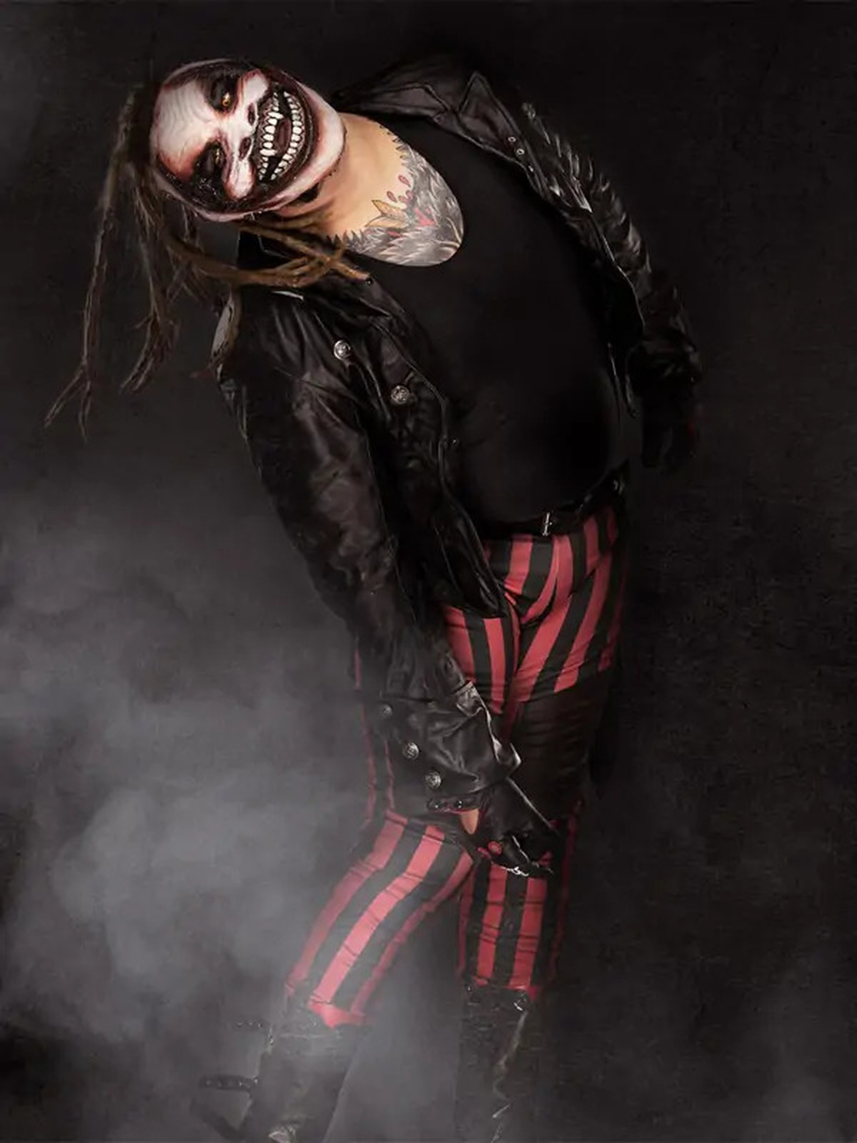WWE Bray Wyatt The Fiend Leather Biker Jacket