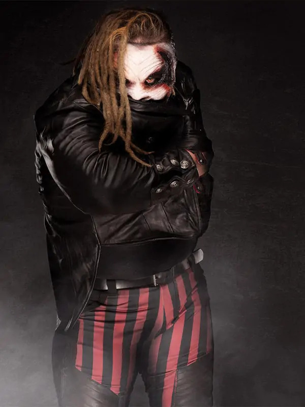 WWE Bray Wyatt The Fiend Leather Biker Jacket