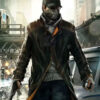 Watch Dog Aiden Pearce Black Leather Coat