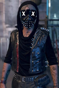 Wrench Watch Dogs Legion Studded Leather Vest