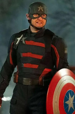 Wyatt Russell Thunderbolts Costume Leather Jacket