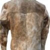 Cafe Racer Cowhide Leather Fur Jacket