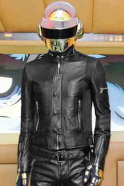 Daft Punk Electroma Biker Leather Jacket