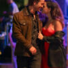 Glen Powell Hitman Suede Leather Jacket