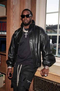 Howard Yardfest Diddy Leather Jacket