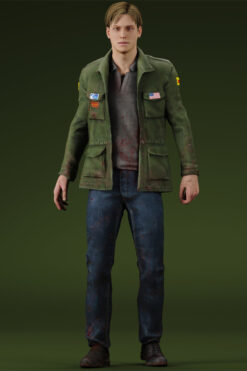 James Sunderland Silent Hill 2 Green Jacket