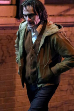 Joaquin Phoenix Joker Brown Hoodie Jacket