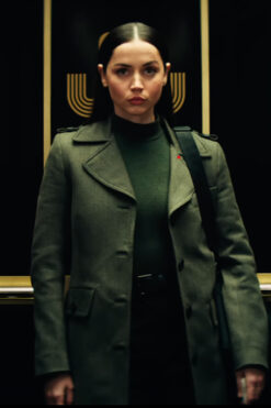 John Wick Ballerina Ana de Armas Green Coat