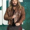 Justice League Jason Momoa Biker Leather Jacket