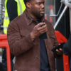 Kevin Hart Lift Brown Leather Jacket