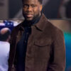 Kevin Hart Lift Brown Leather Jacket