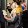 Madison Beer La Madeleine Leather Jacket