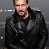 Madrid Premiere Antonio Banderas Leather Biker Jacket